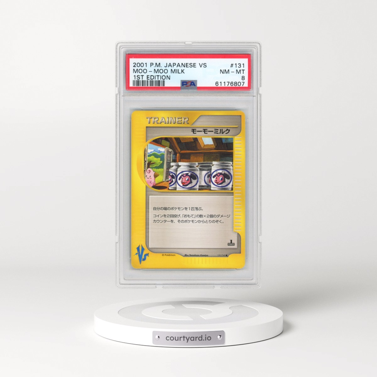 2001 Pokémon VS #131 Moo-Moo Milk - 1st Edition (PSA 8 NM-MT)