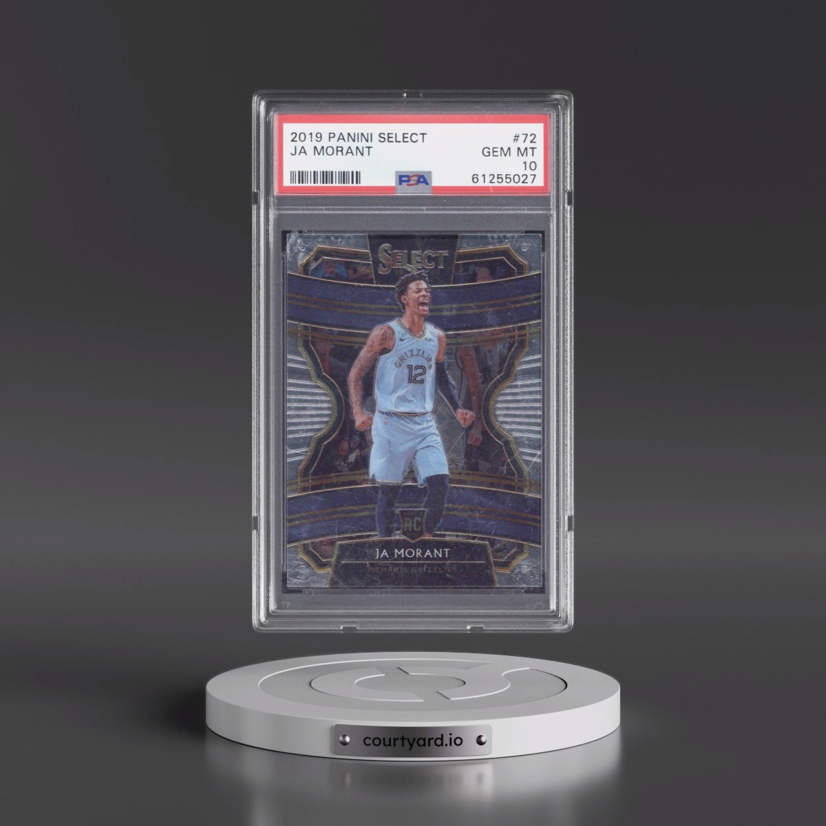 2019 Panini Select #72 Ja Morant (PSA 10 GEM MINT)