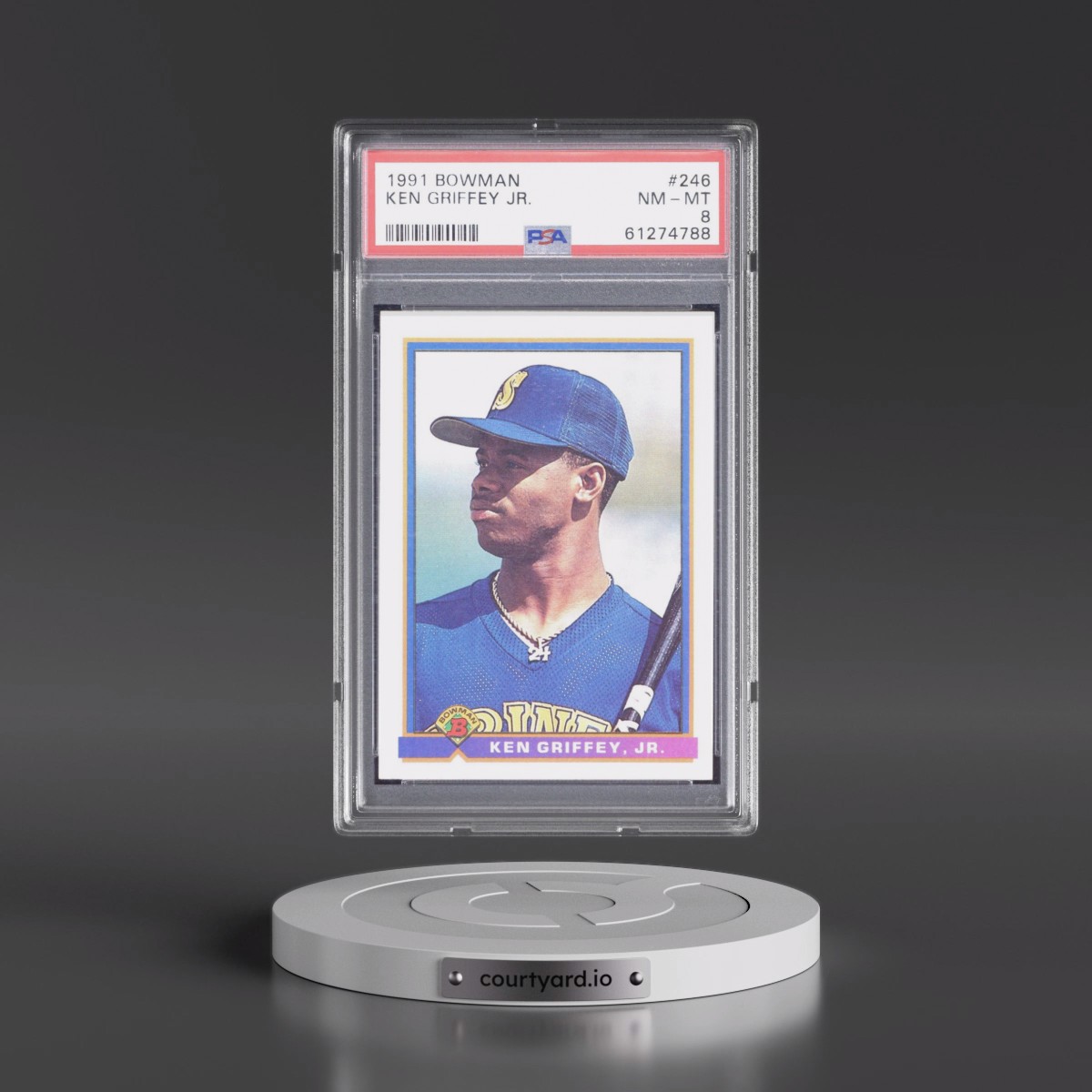 1991 Bowman #246 Ken Griffey Jr (PSA 8 NM-MT)