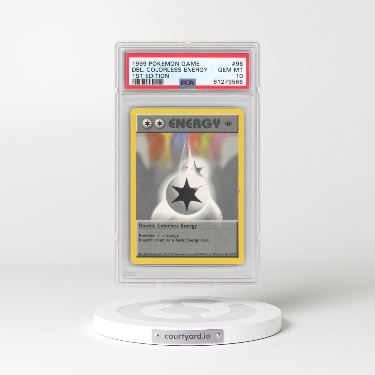 1999 Pokémon Game #96 Double Colorless Energy - 1st Edition (PSA 10 GEM MINT)