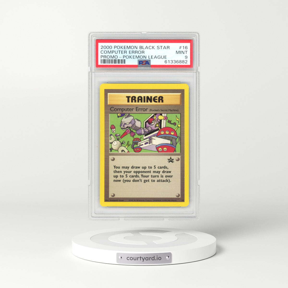 1999 Black Star Promos #16 Computer Error - Pokémon League (PSA 9 MINT)