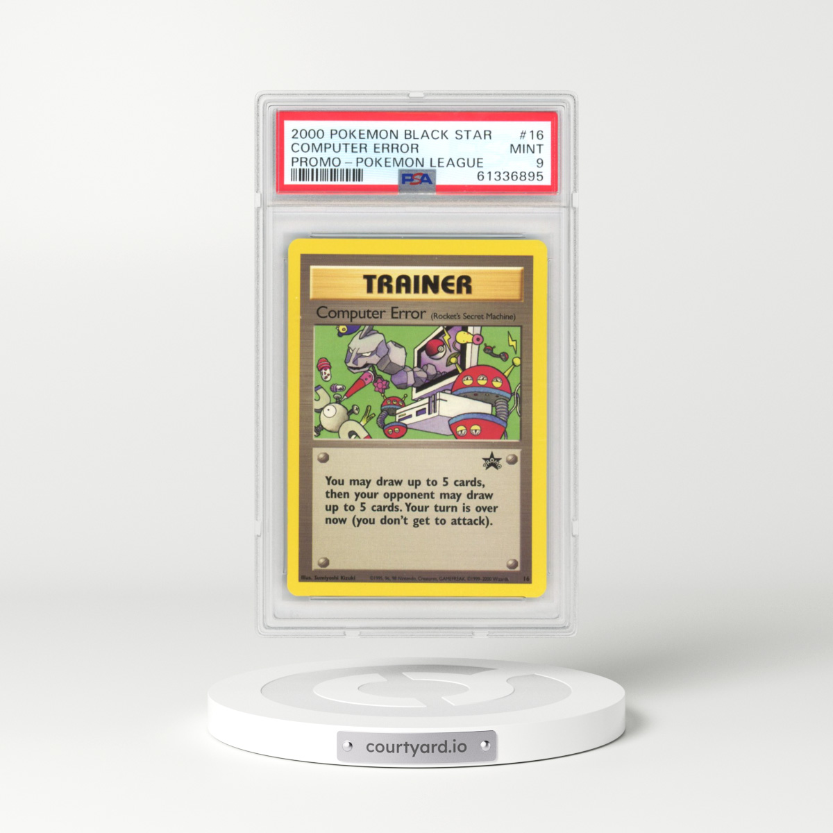 1999 Black Star Promos #16 Computer Error - Pokémon League (PSA 9 MINT)