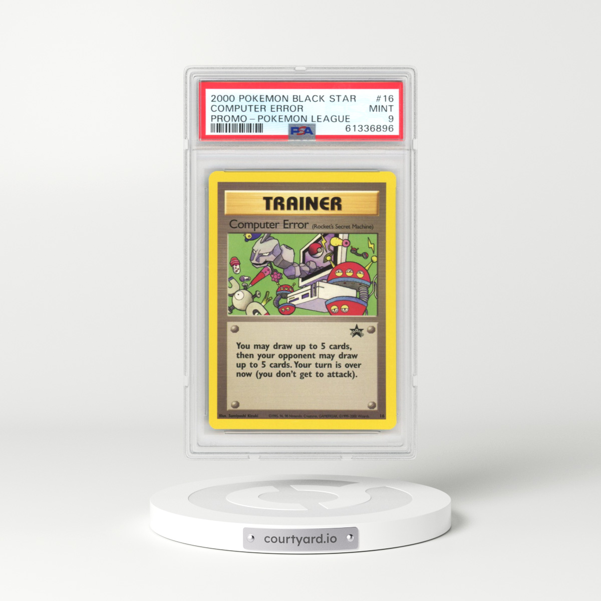 1999 Black Star Promos #16 Computer Error - Pokémon League (PSA 9 MINT)