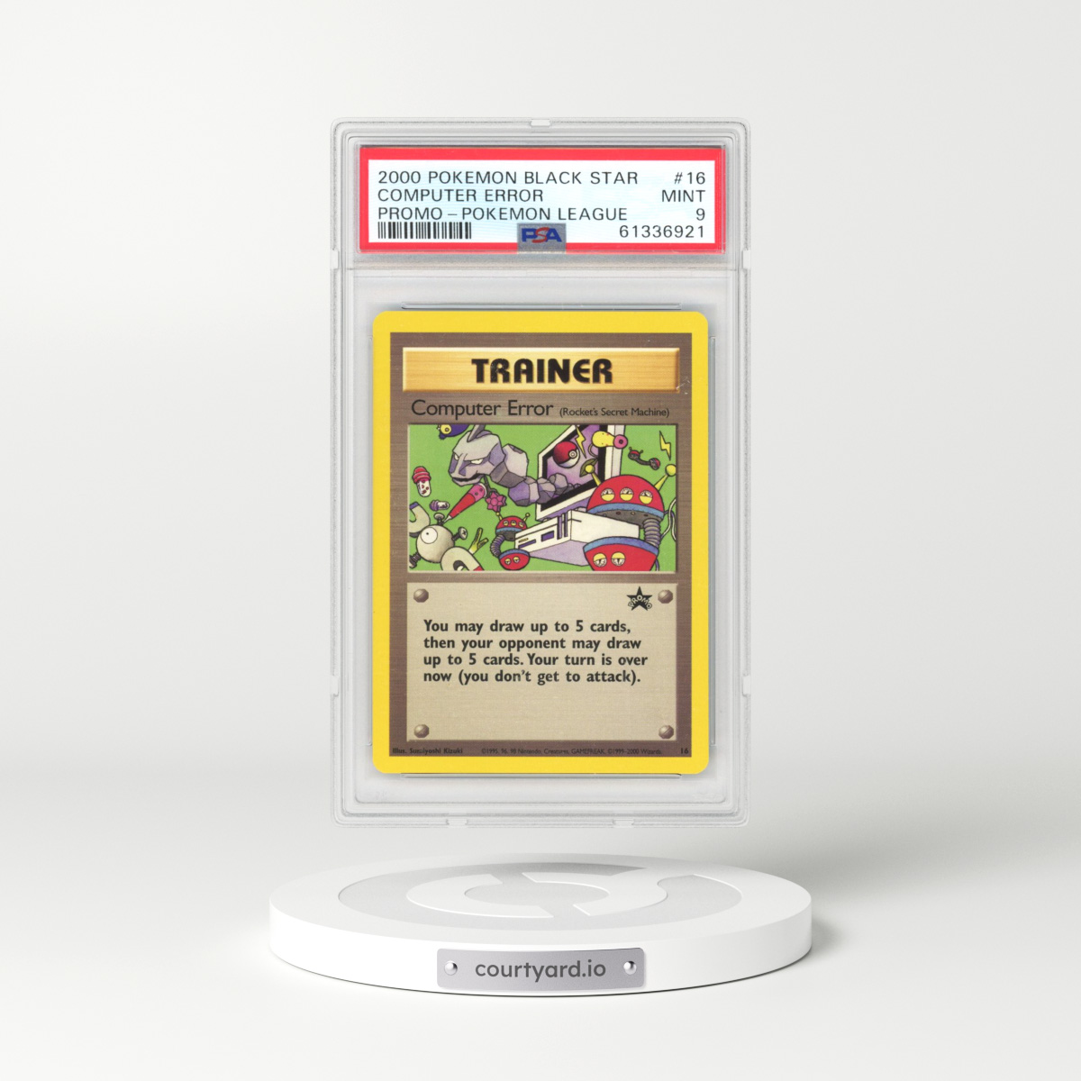 1999 Black Star Promos #16 Computer Error - Pokémon League (PSA 9 MINT)