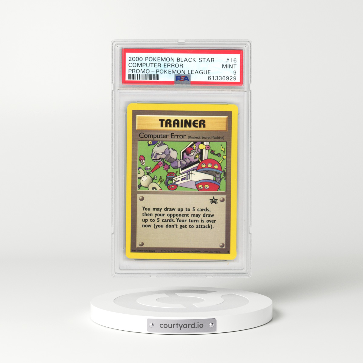 1999 Black Star Promos #16 Computer Error - Pokémon League (PSA 9 MINT)