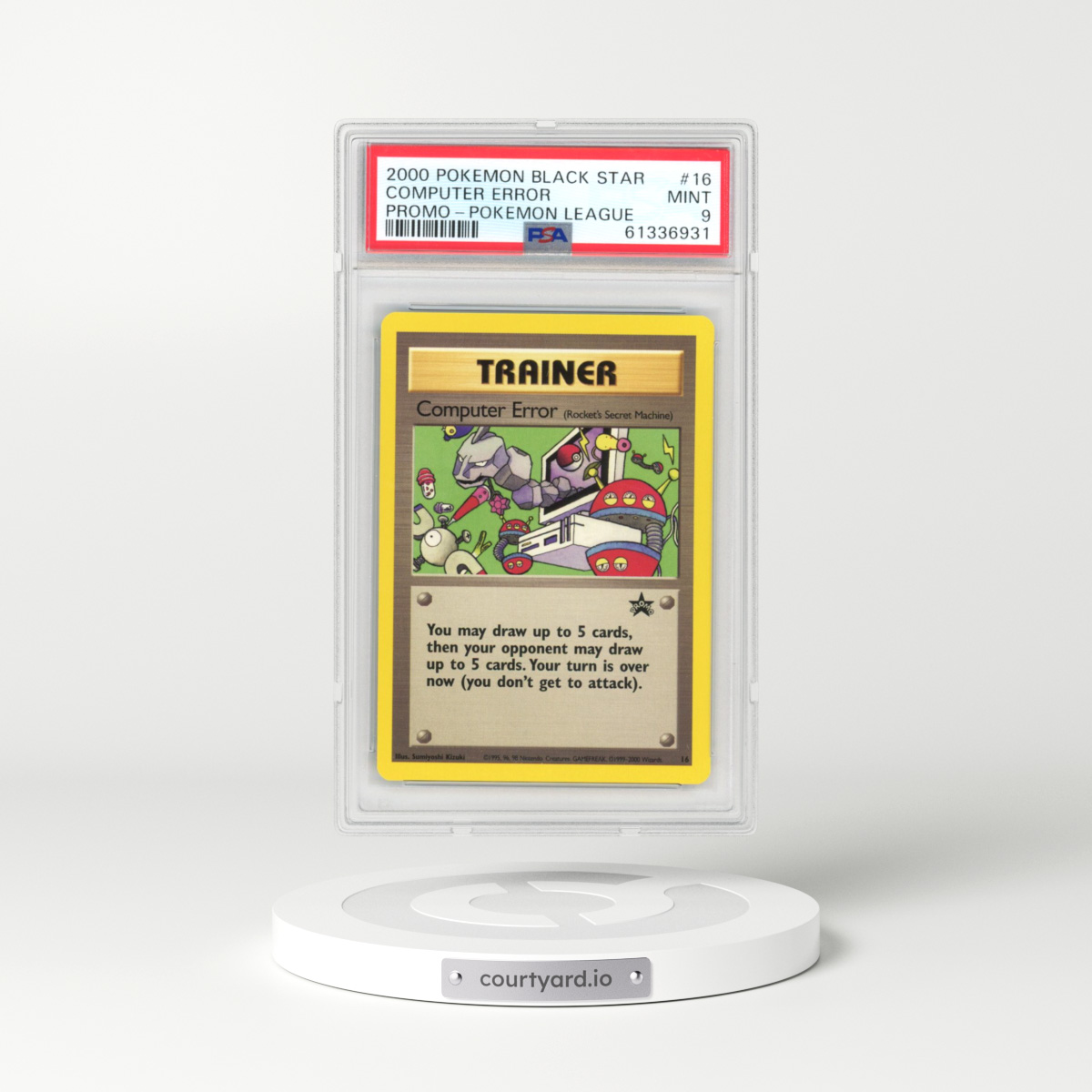 1999 Black Star Promos #16 Computer Error - Pokémon League (PSA 9 MINT)