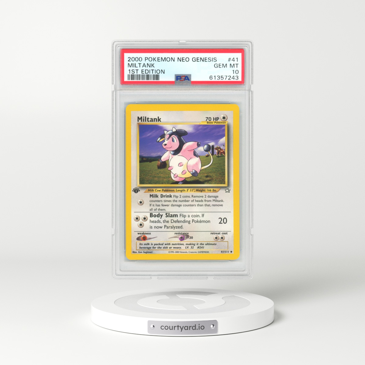 2000 Neo Genesis #41 Miltank (PSA 10 GEM MINT)