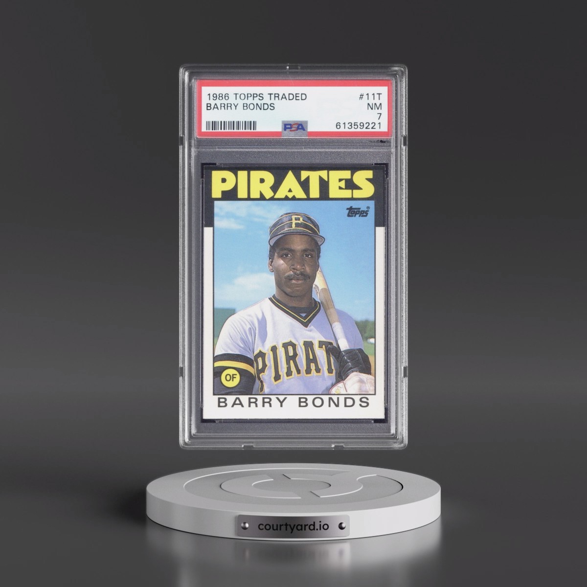 1986 Topps Traded #11T Barry Bonds (PSA 7 NM)