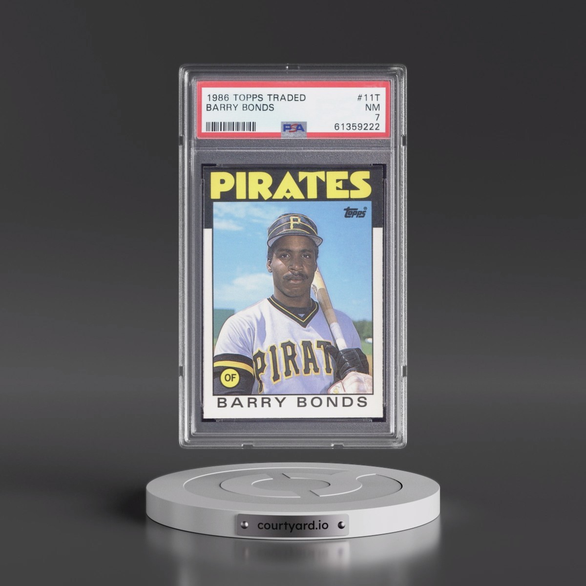 1986 Topps Traded #11T Barry Bonds (PSA 7 NM)