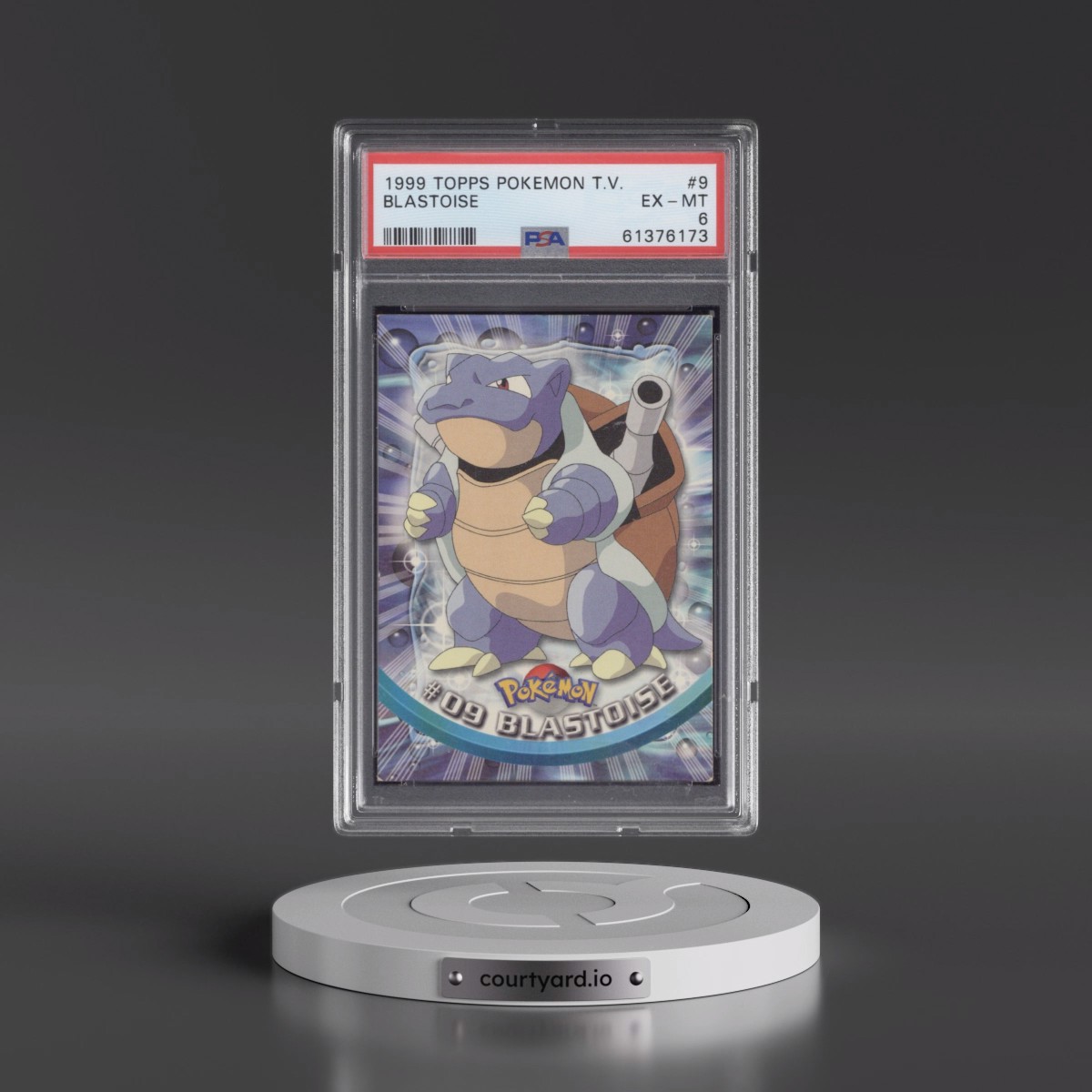 1999 Topps Pokémon TV #9 Blastoise (PSA 6 EX-MT)