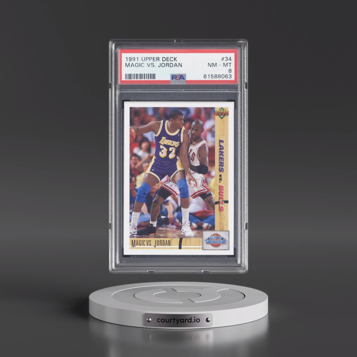 1991 Upper Deck Magic vs. Jordan #34 PSA 8