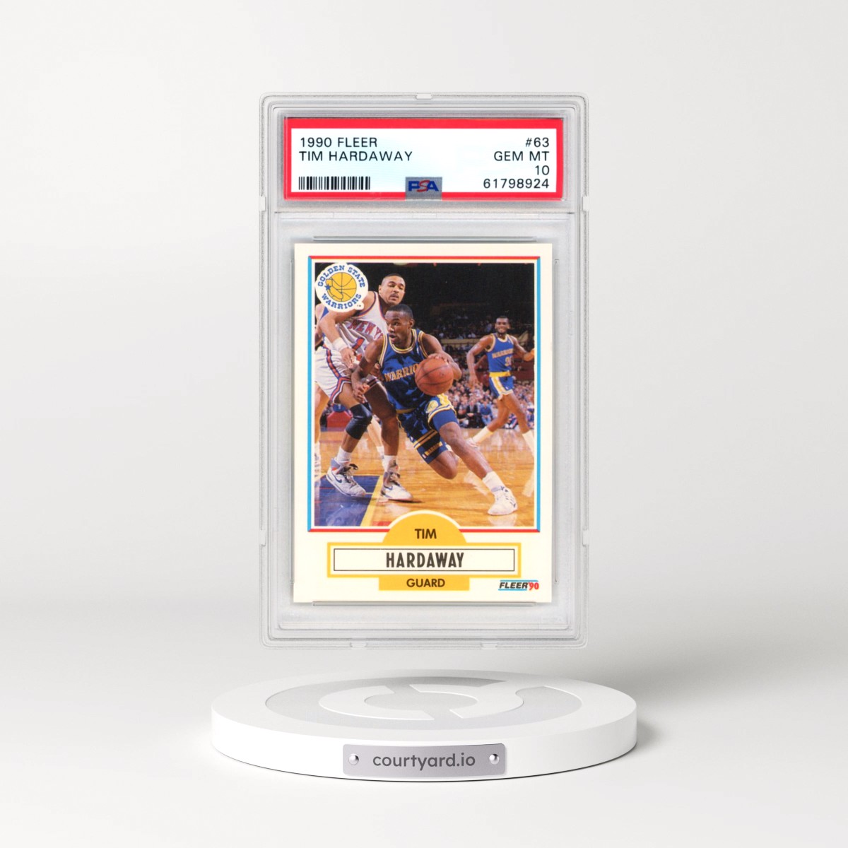 1990 Fleer Tim Hardaway #63 PSA 10