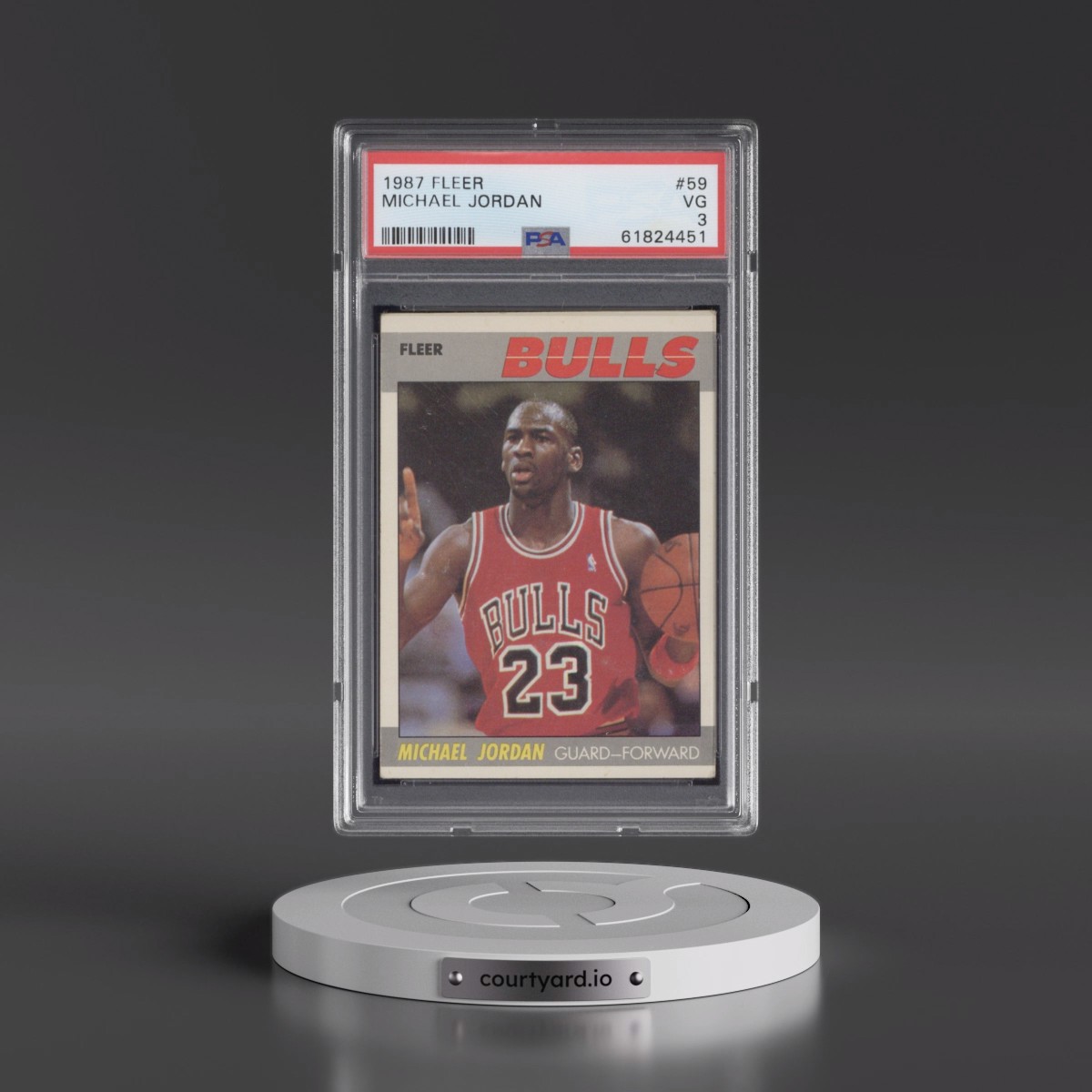 1987 Fleer Michael Jordan #59 PSA 3