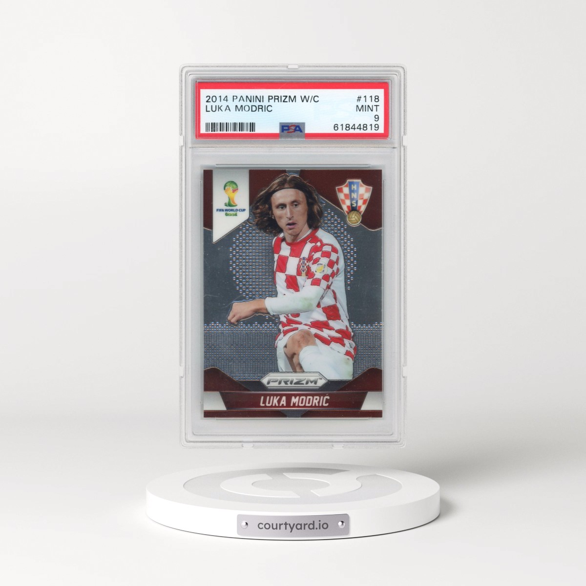 2014 Panini Prizm World Cup #118 Luka Modric (PSA 9 MINT)
