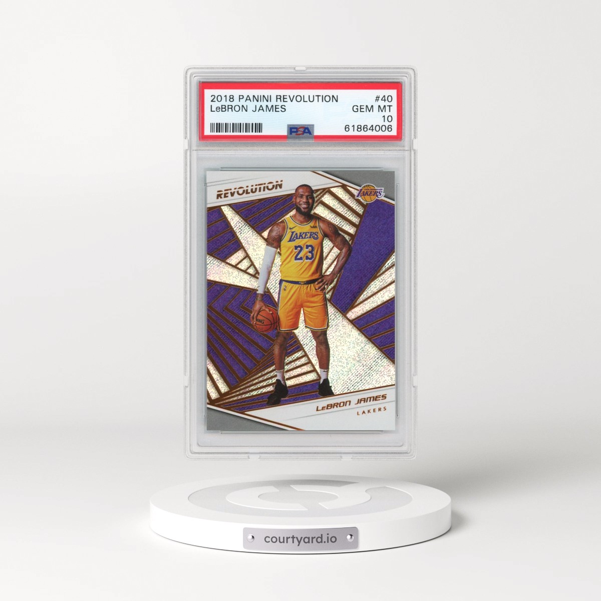 2018 Panini Revolution #40 LeBron James (PSA 10 GEM MINT)