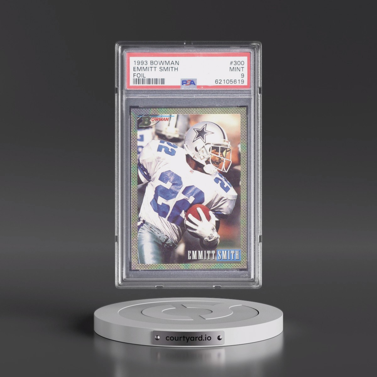 1993 Bowman #300 Emmitt Smith - Foil (PSA 9 MINT)