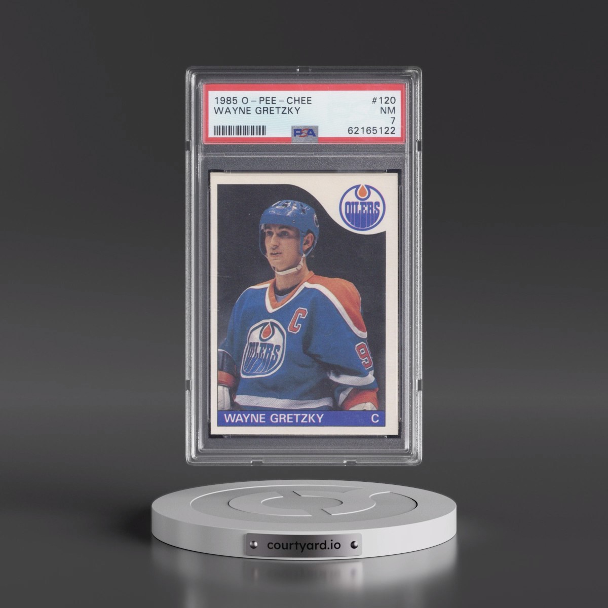1985 O-Pee-Chee Wayne Gretzky #120 PSA 7