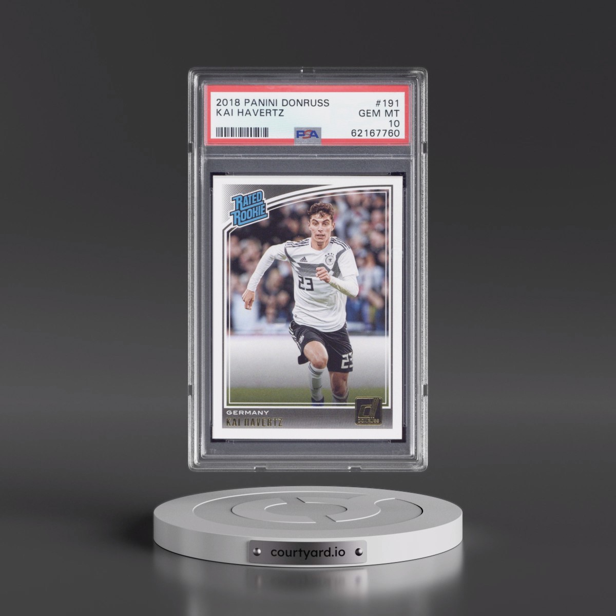 2018 Panini Donruss #191 Kai Havertz (PSA 10 GEM MINT)