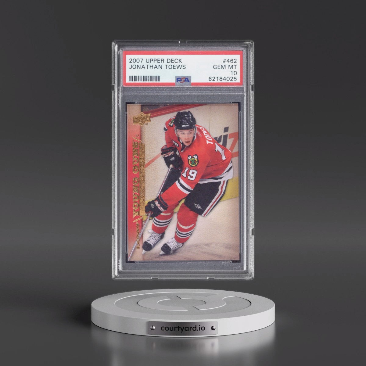 2007 Upper Deck Jonathan Toews #462 PSA 10