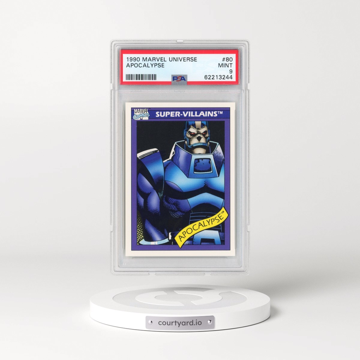 1990 Marvel Universe Apocalypse #80 PSA 9