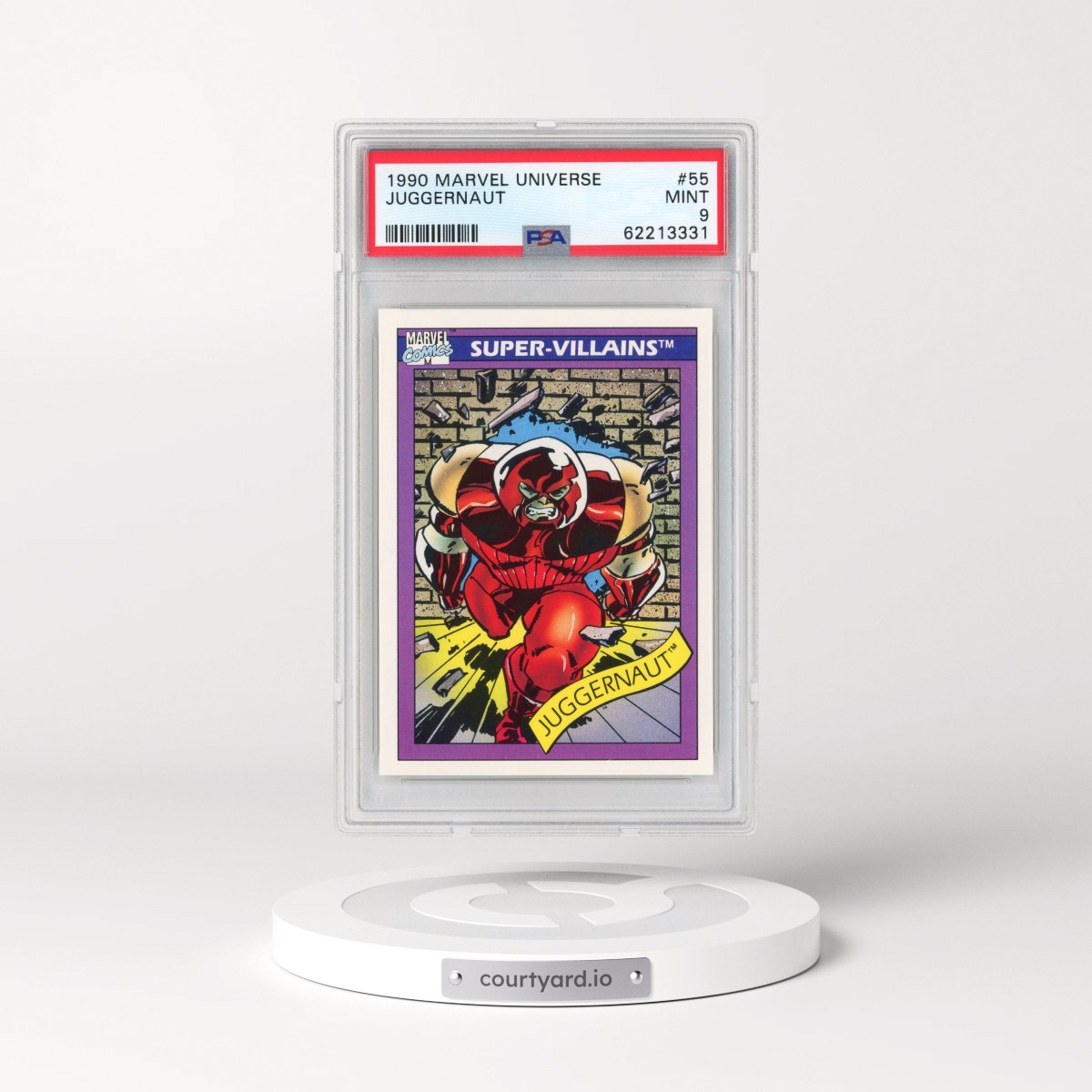 1990 Marvel Universe Juggernaut #55 PSA 9