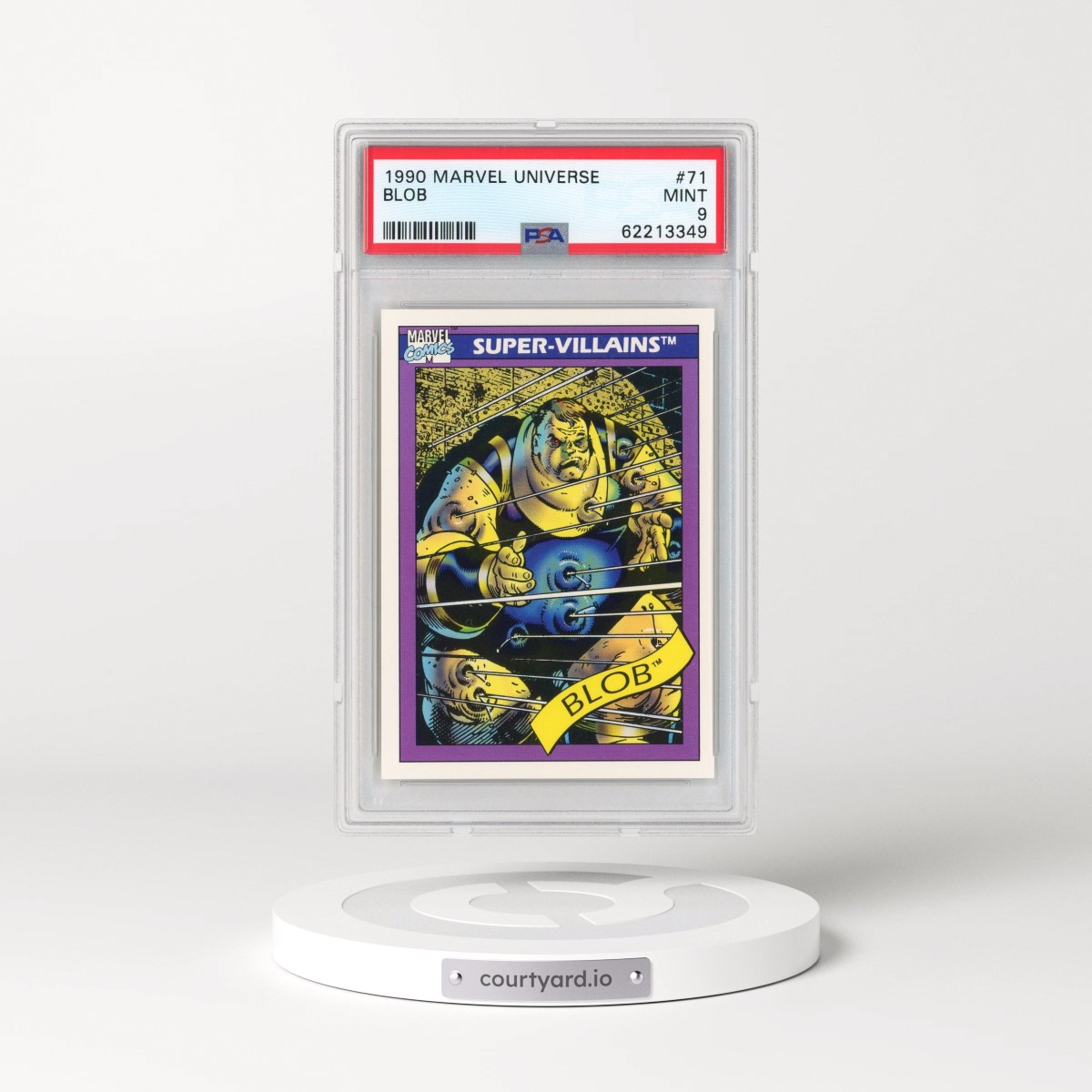1990 Marvel Universe Blob #71 PSA 9