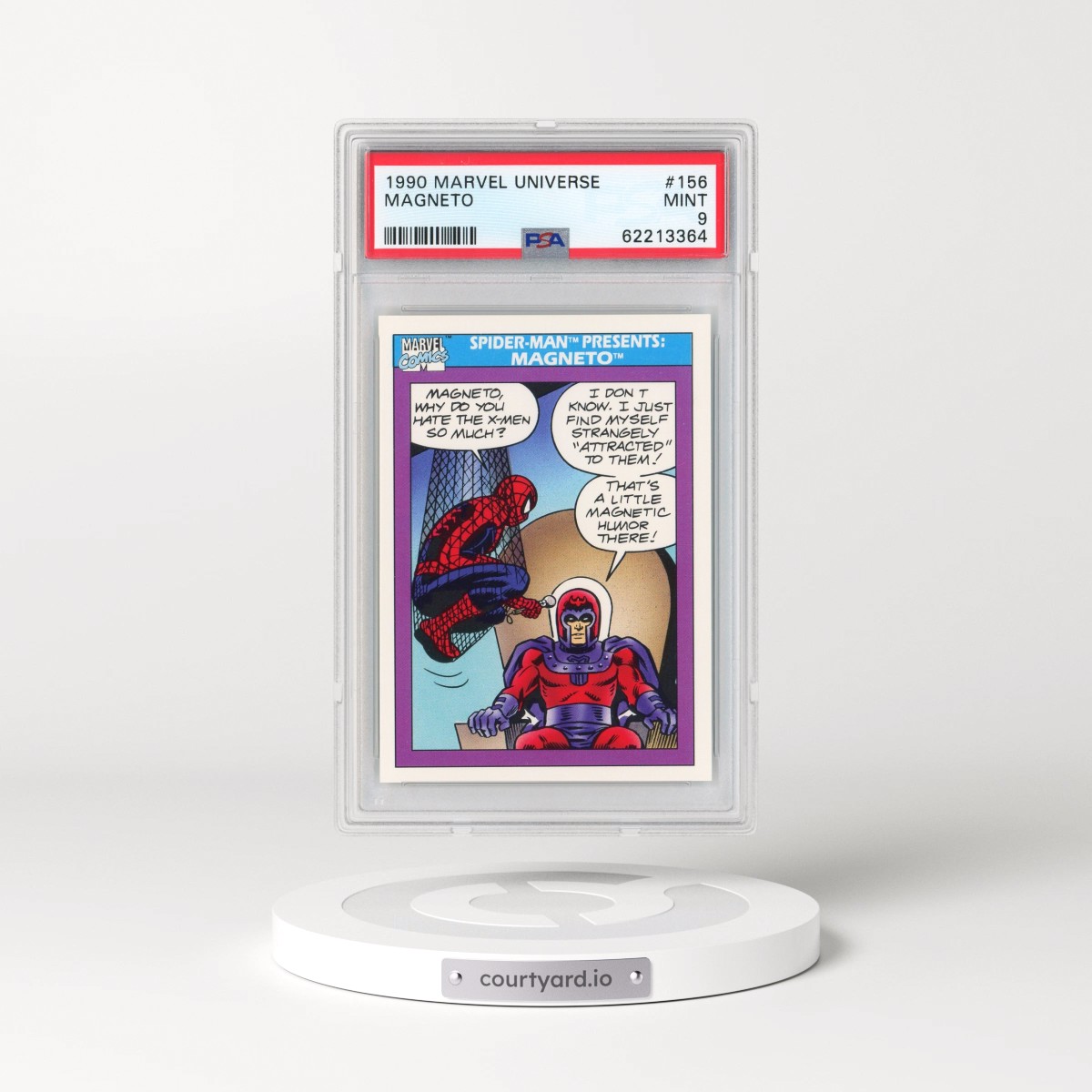 1990 Marvel Universe Magneto #156 PSA 9