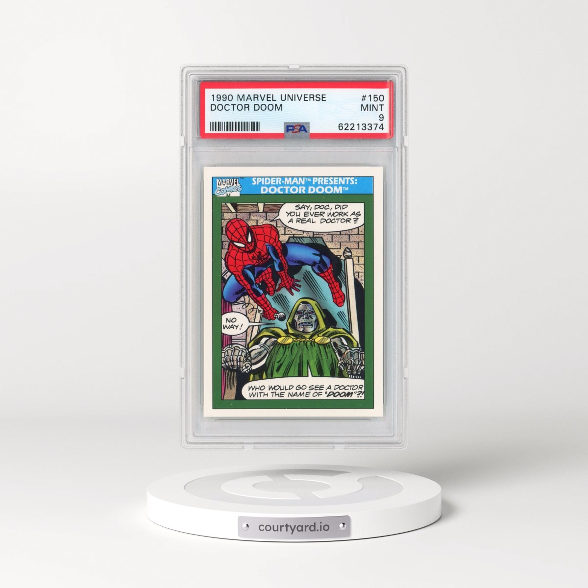 1990 Marvel Universe Doctor Doom #150 PSA 9
