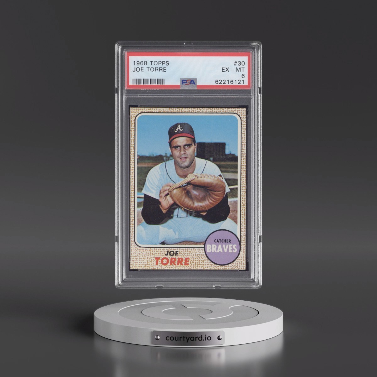 1968 Topps #30 Joe Torre (PSA 6 EX-MT)