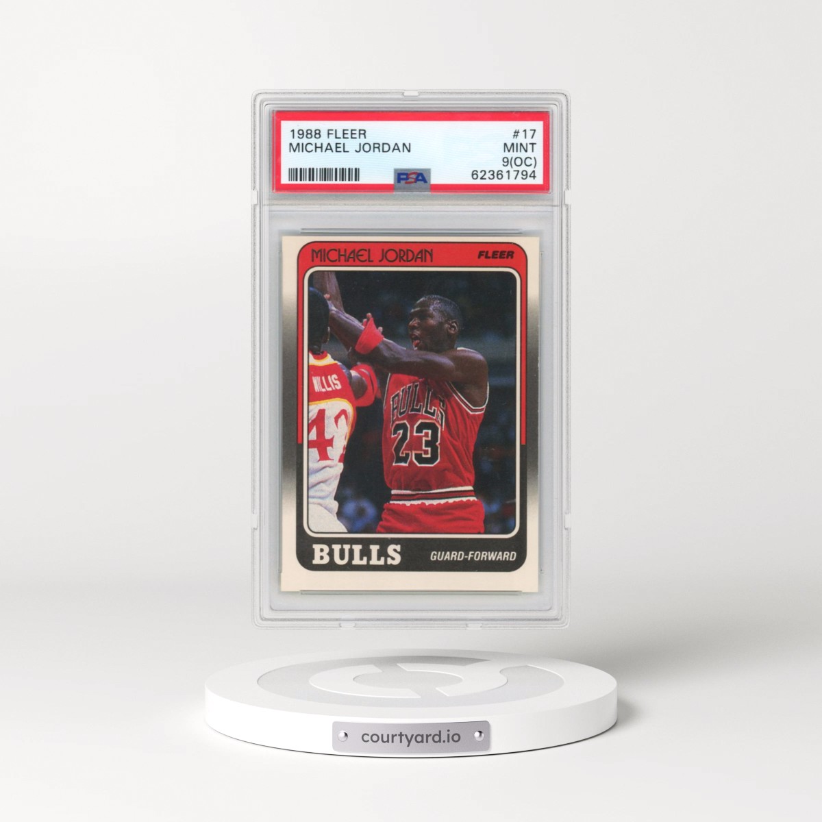 1988 Fleer #17 Michael Jordan (PSA 9 MINT)