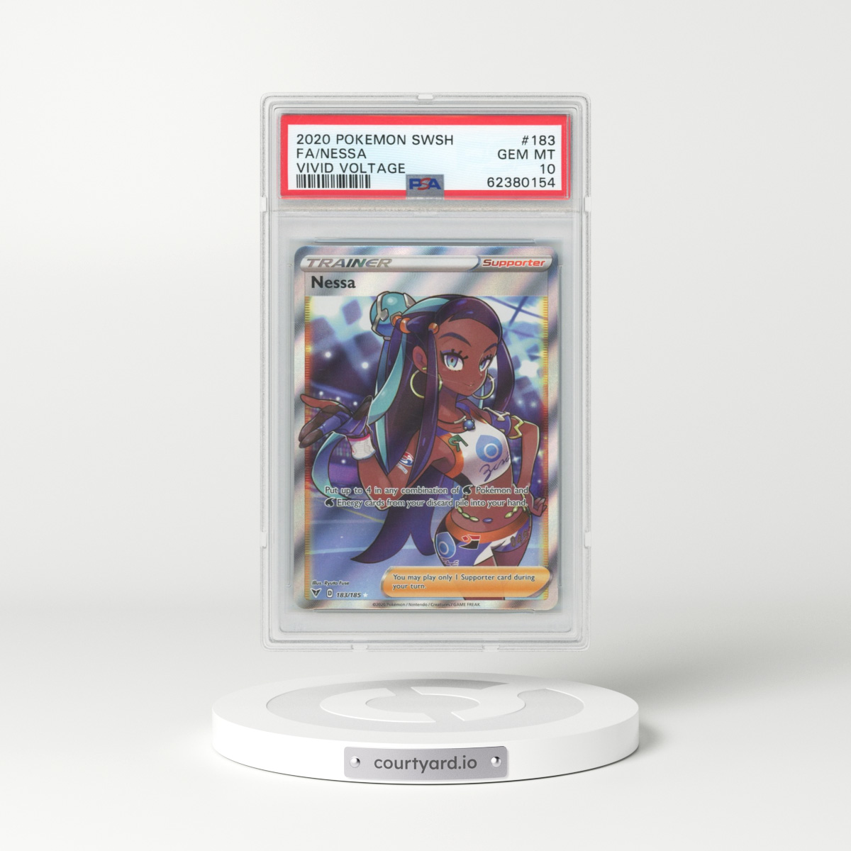 2020 Vivid Voltage #183 Nessa (PSA 10 GEM MINT)