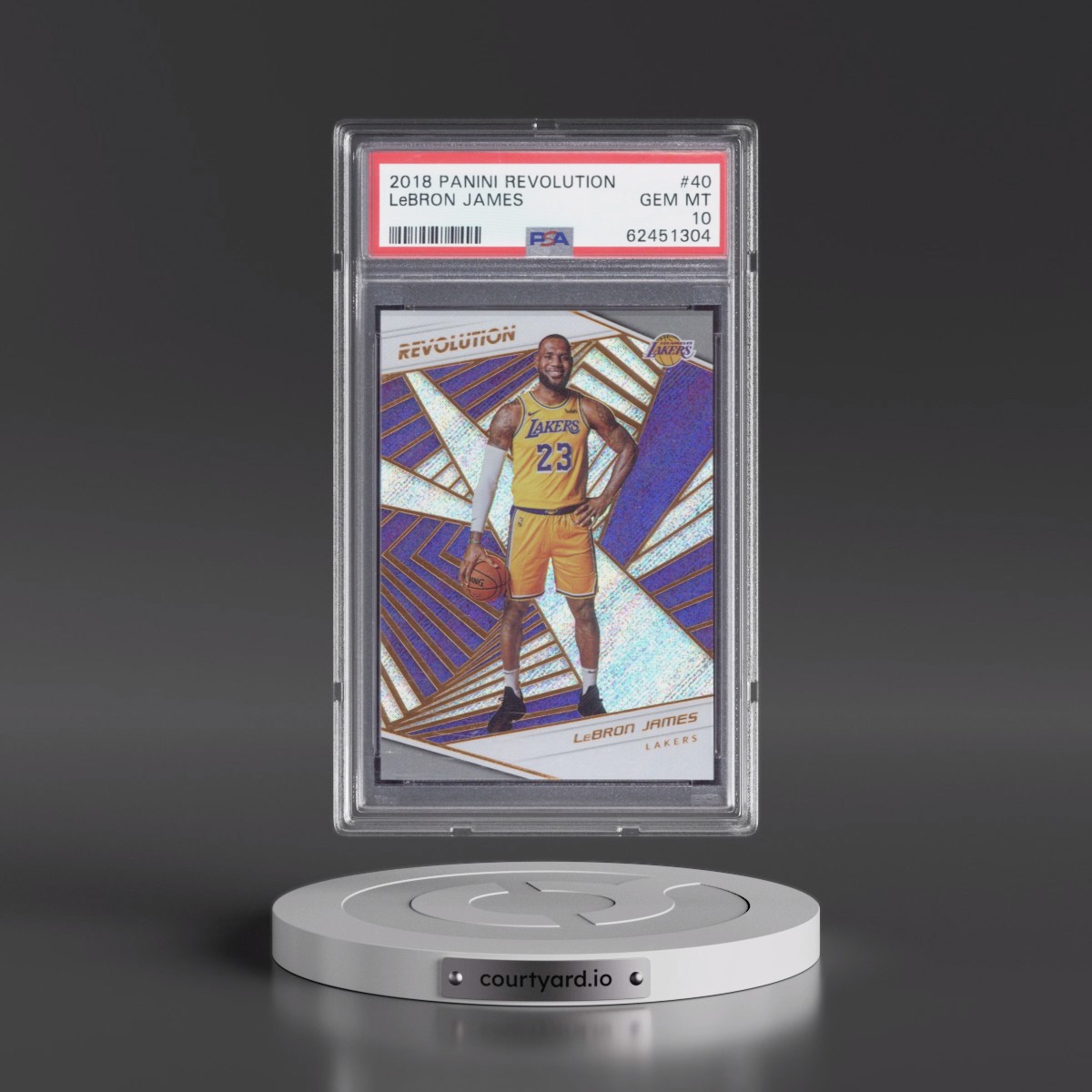 2018 Panini Revolution #40 LeBron James (PSA 10 GEM MINT)