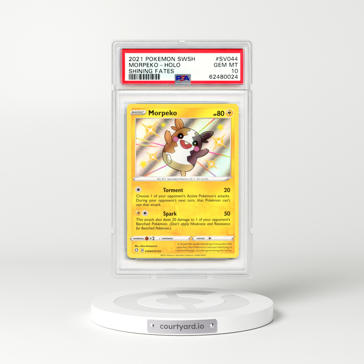 2021 Shining Fates #SV044 Morpeko - Holo (PSA 10 GEM MINT)