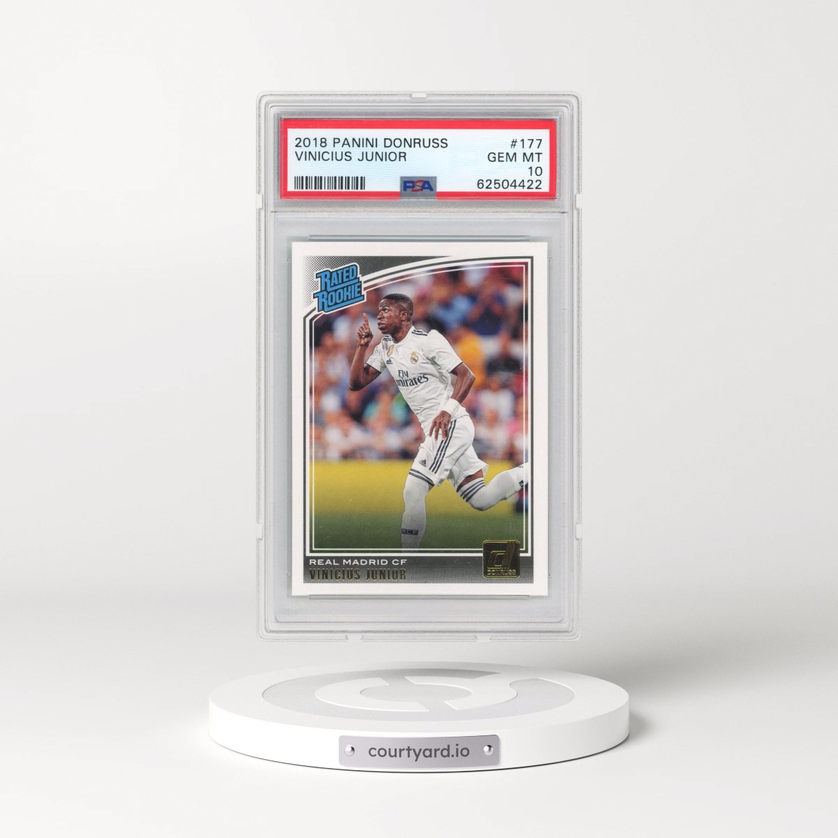 2018 Panini Donruss #177 Vinicius Junior (PSA 10 GEM MINT)