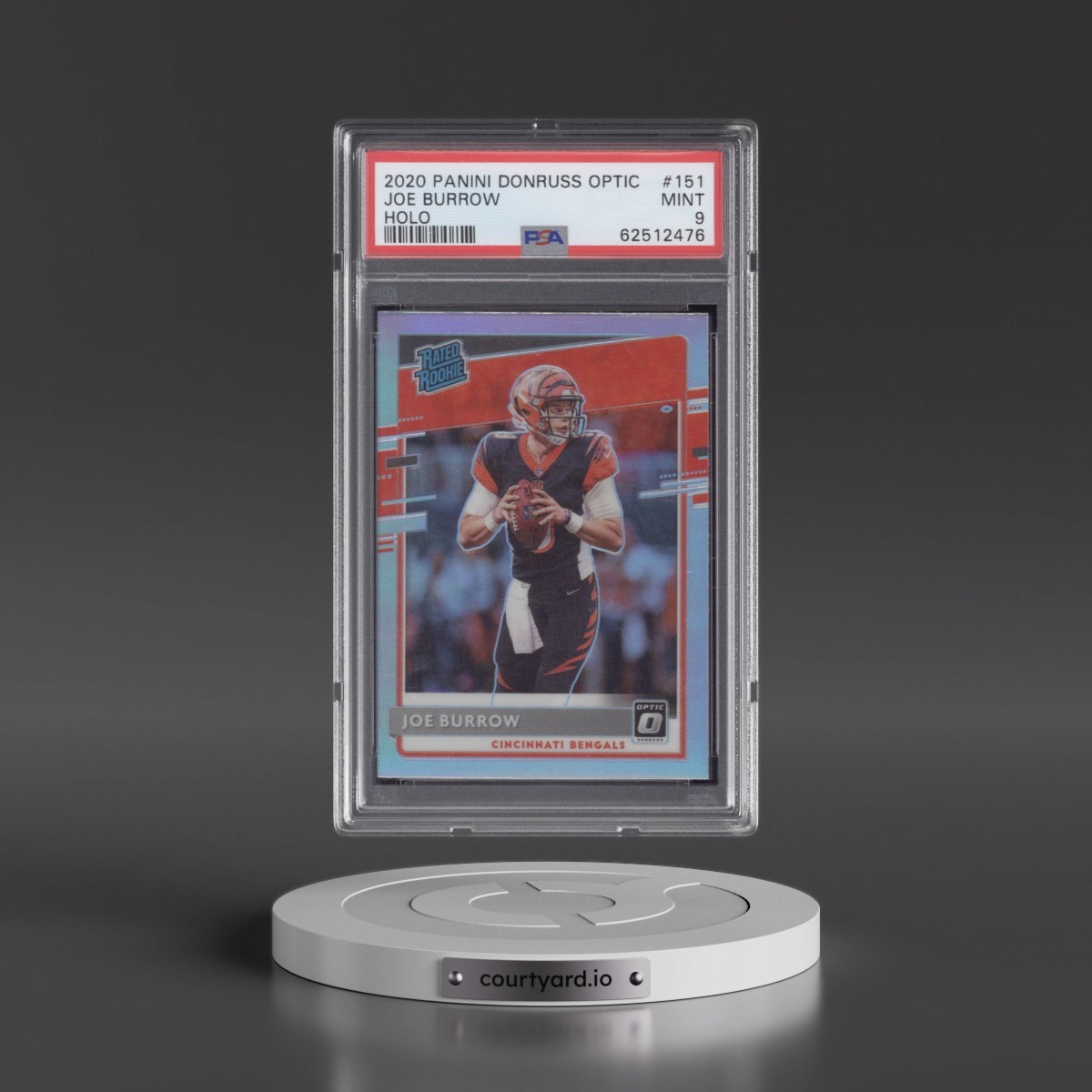 2020 Panini Donruss Optic #151 Joe Burrow - Holo (PSA 9 MINT)