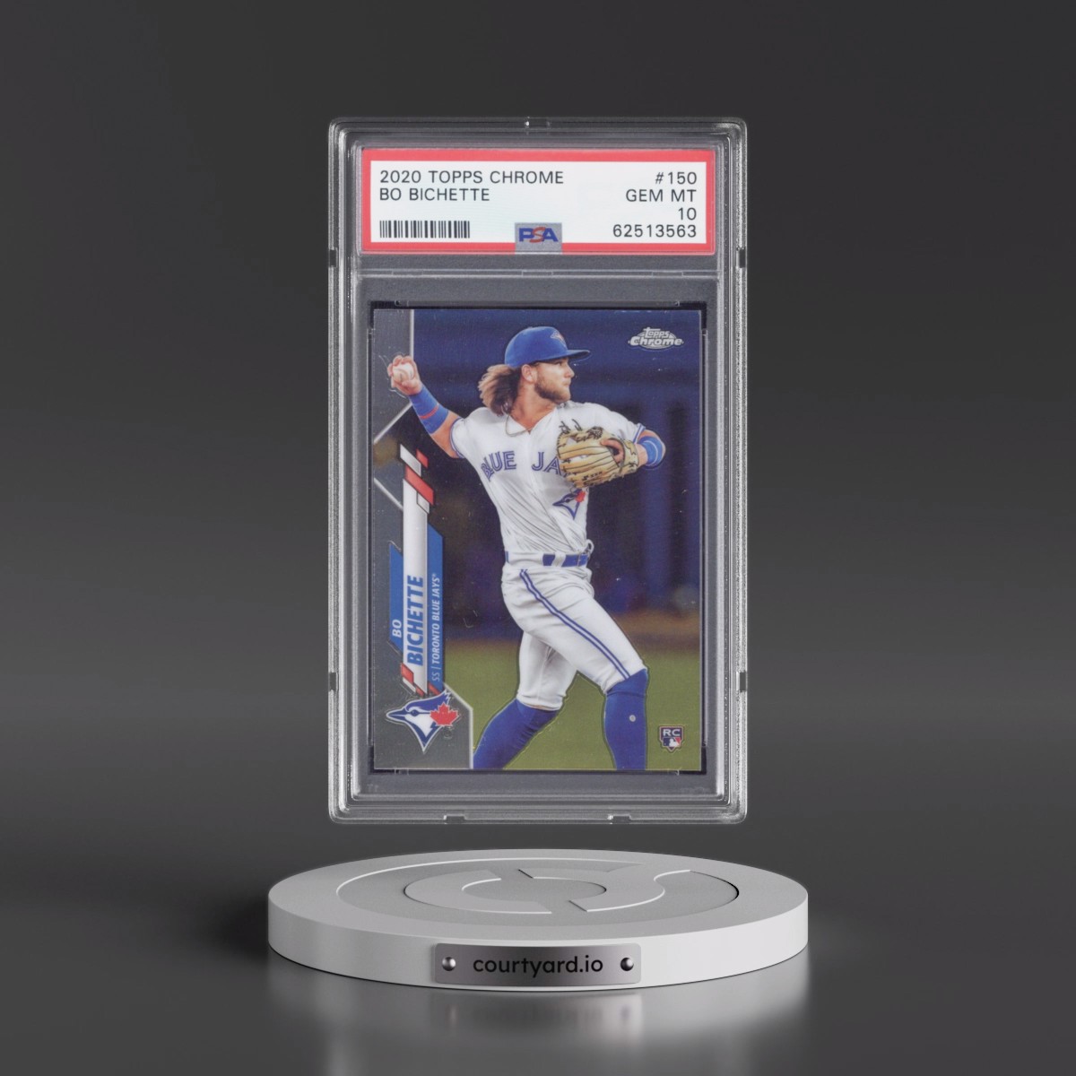 2020 Topps Chrome #150 Bo Bichette (PSA 10 GEM MINT)