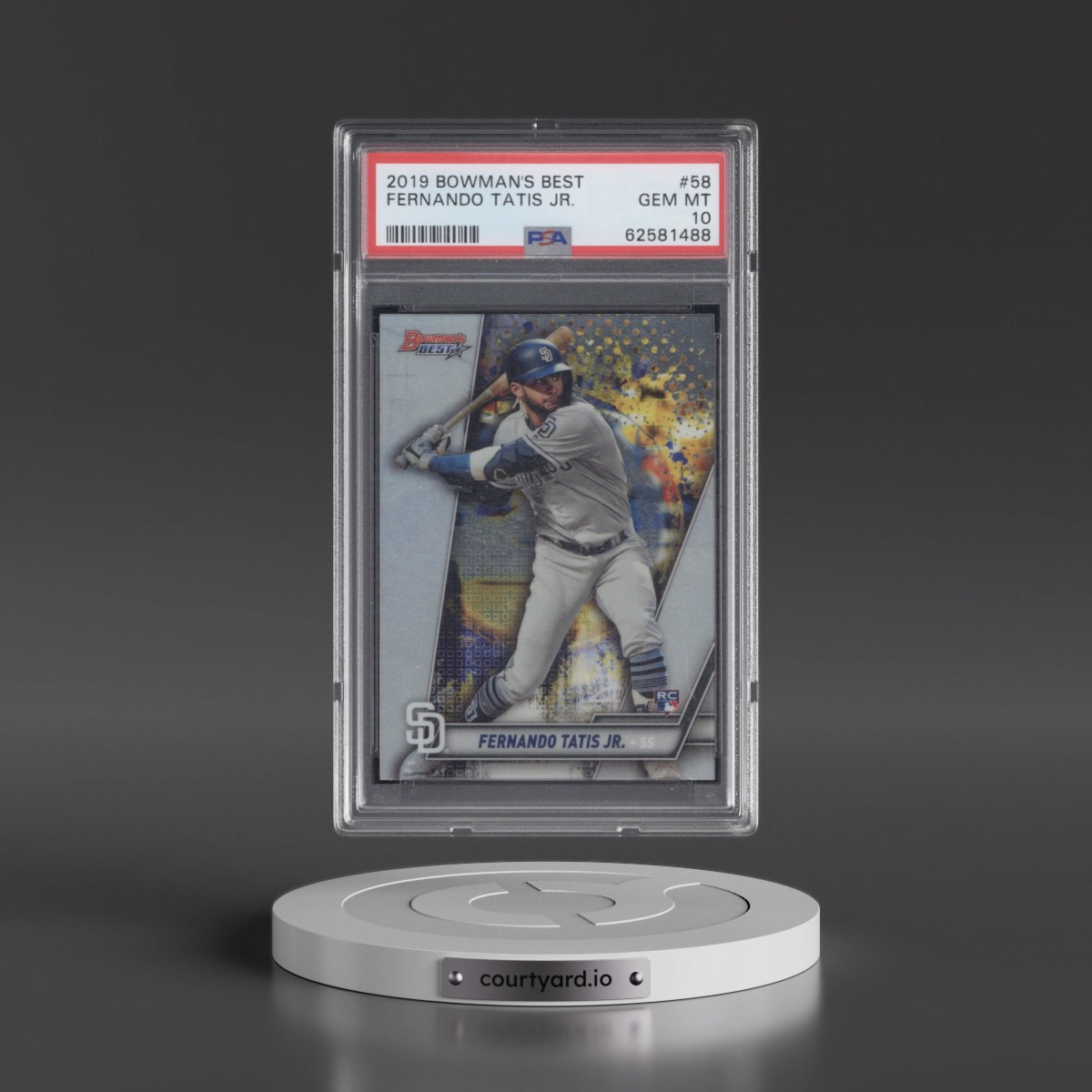 2019 Bowman's Best #58 Fernando Tatis Jr. (PSA 10 GEM MINT)