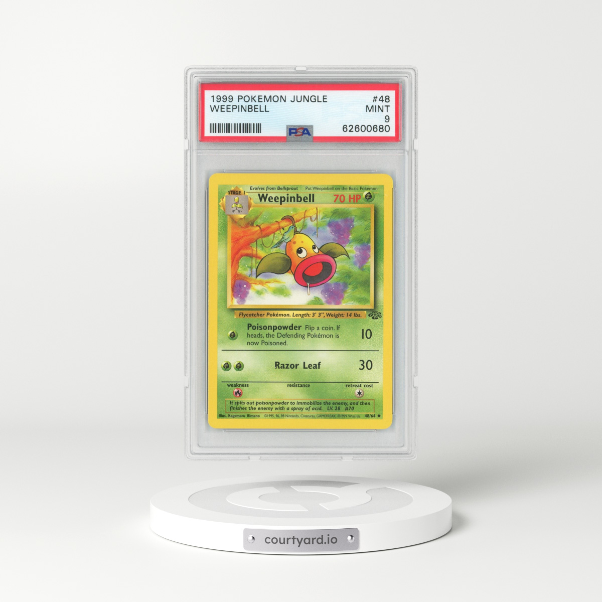 1999 Jungle #48 Weepinbell (PSA 9 MINT)