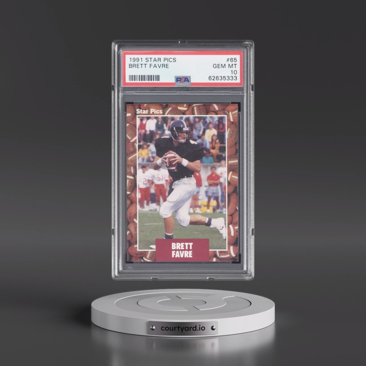 1991 Star Pics #65 Brett Favre (PSA 10 GEM MINT)