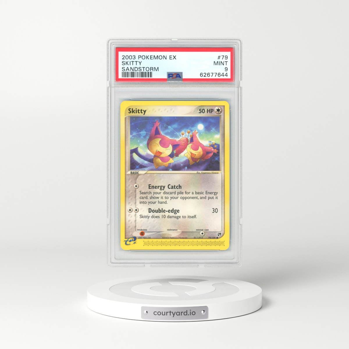 2003 EX Sandstorm #79 Skitty (PSA 9 MINT)
