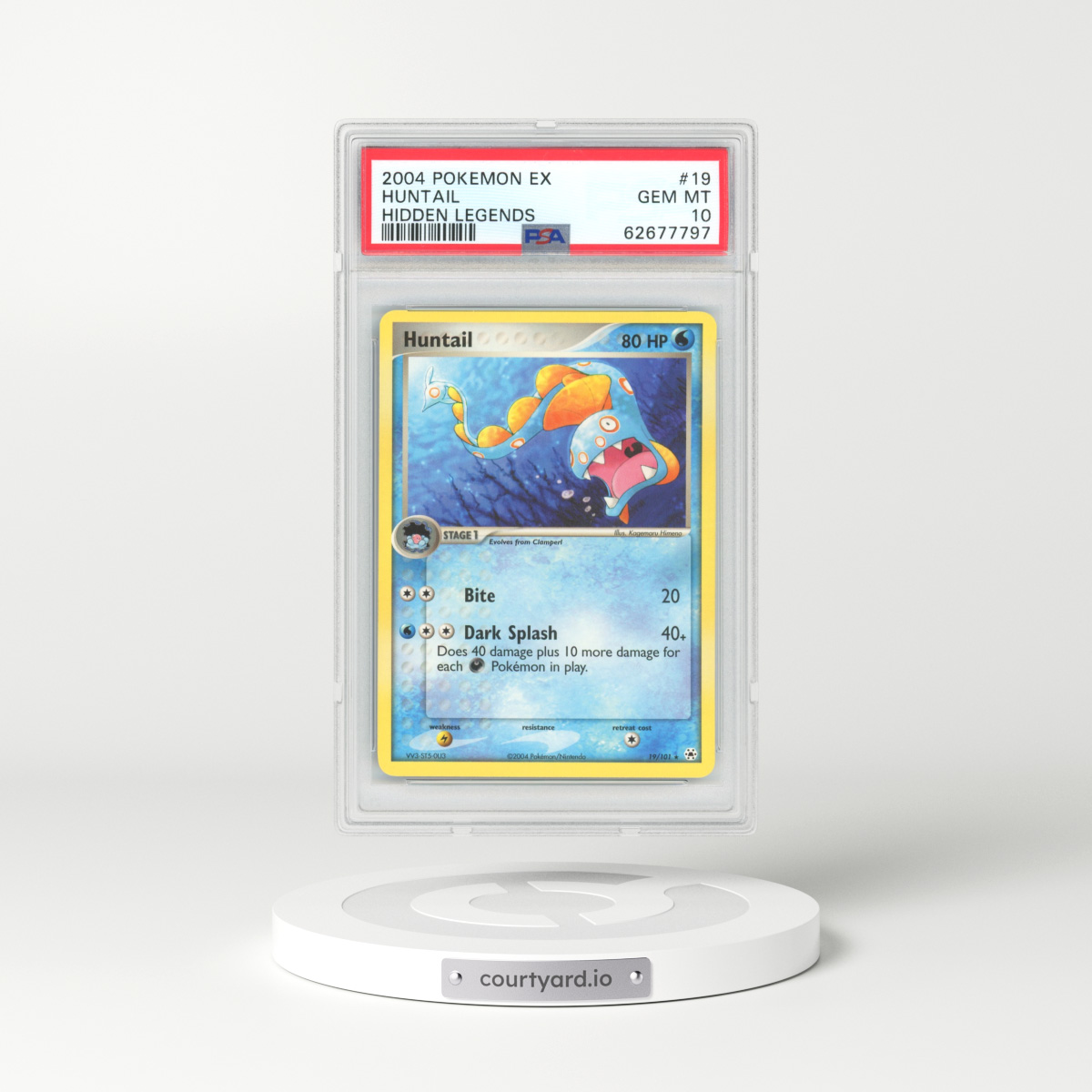 2004 EX Hidden Legends #19 Huntail (PSA 10 GEM MINT)