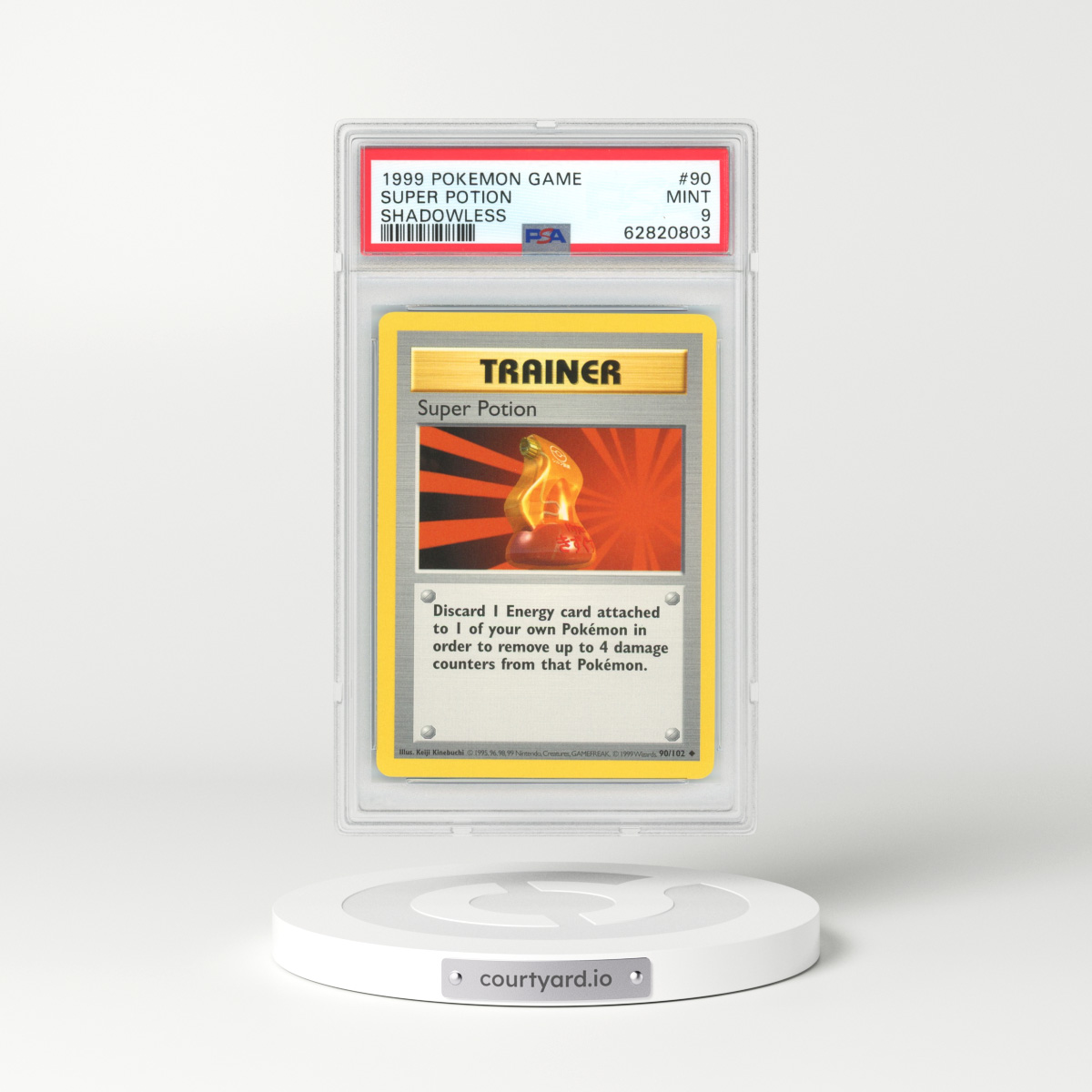 1999 Base Set #90 Super Potion - Shadowless (PSA 9 MINT)