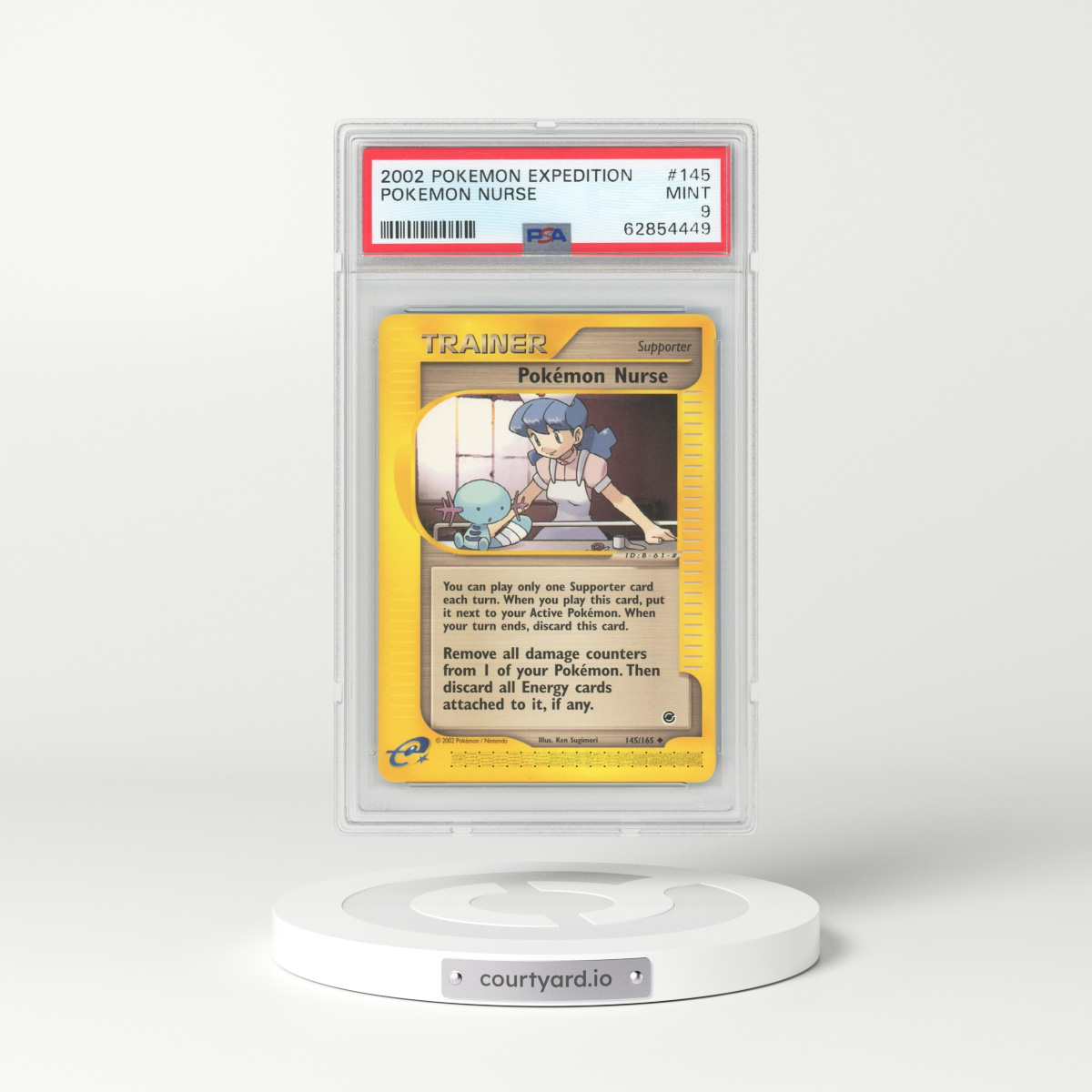2002 Pokémon Expedition #145 Pokemon Nurse (PSA 9 MINT)