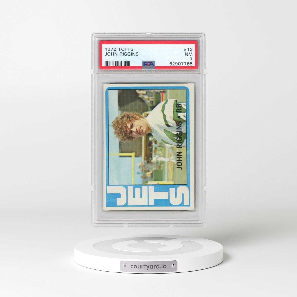 1972 Topps #13 John Riggins (PSA 7 NM)
