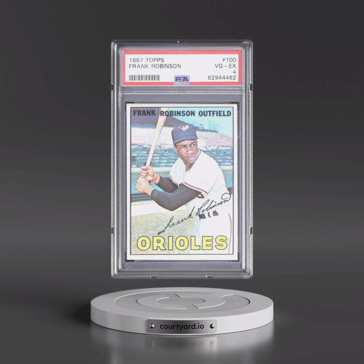 1967 Topps #100 Frank Robinson (PSA 4 VG-EX)