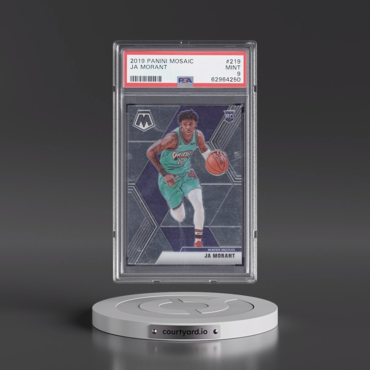 2019 Panini Mosaic #219 Ja Morant (PSA 9 MINT)