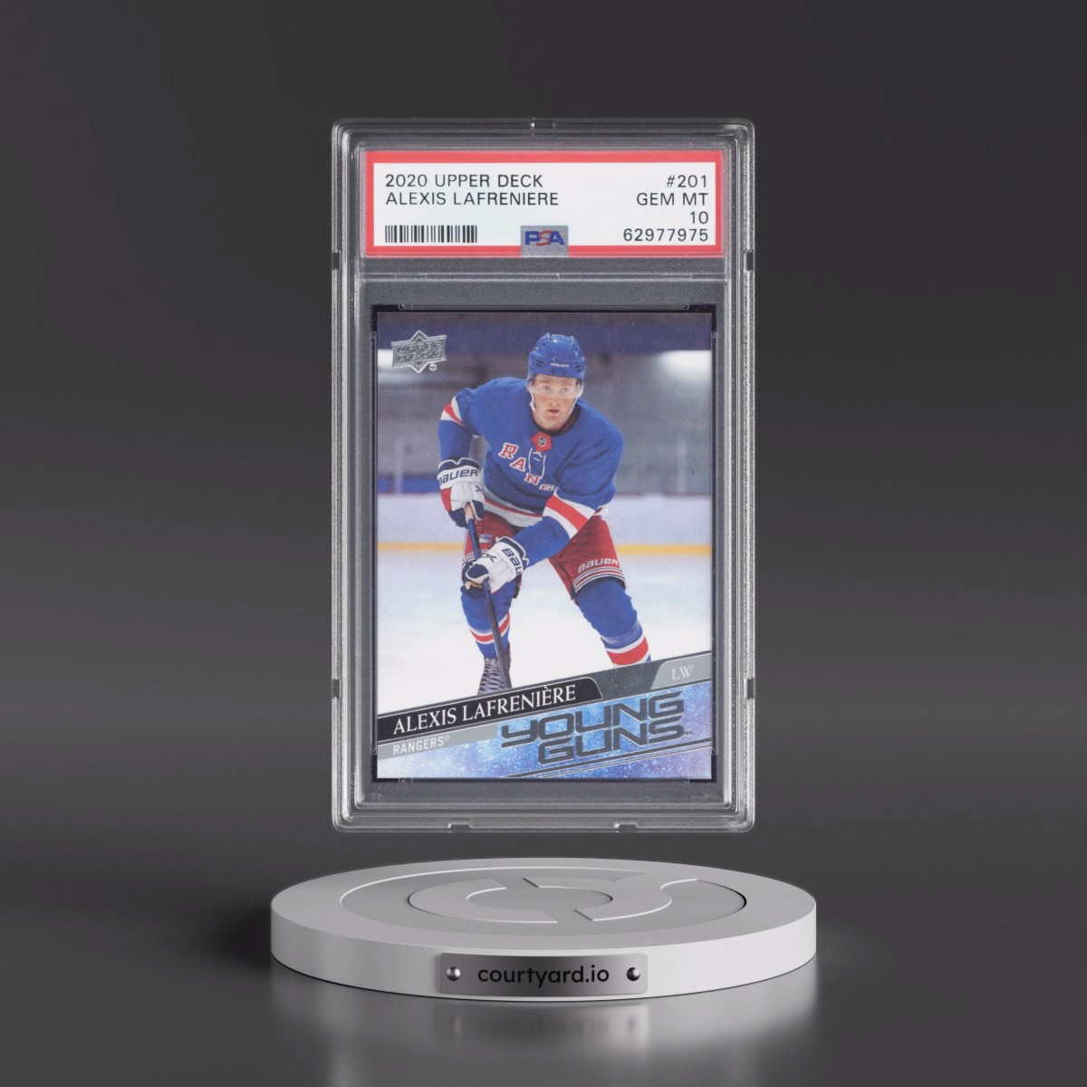 2020 Upper Deck #201 Alexis Lafreniere (PSA 10 GEM MINT)