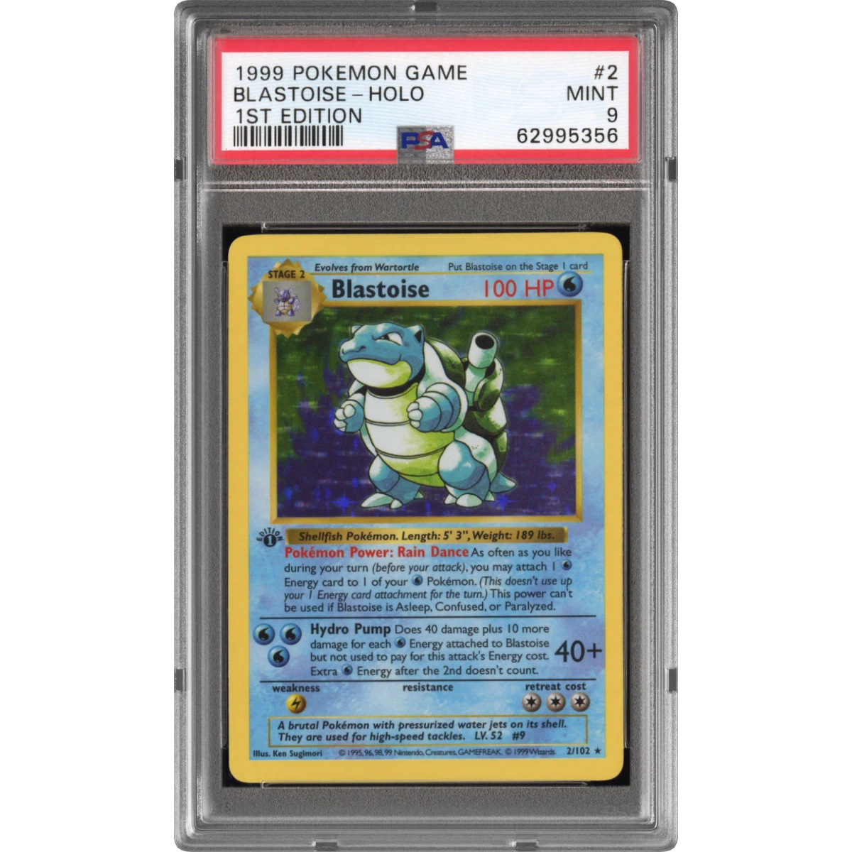 Blastoise card artwork