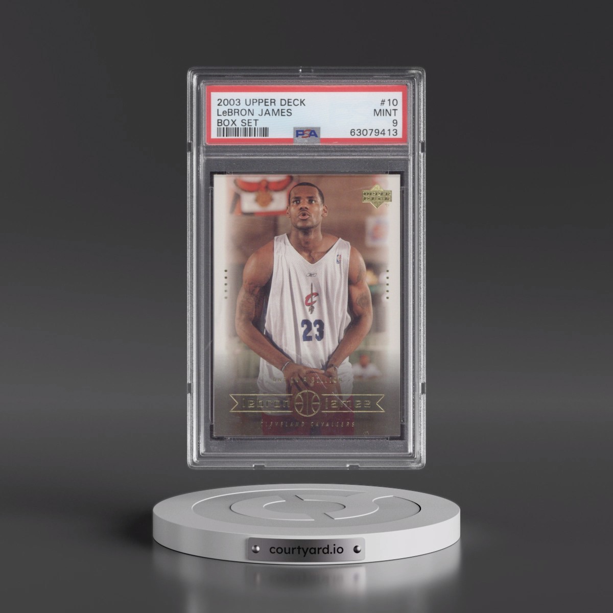 2003 Upper Deck Lebron James Box Set #10 LeBron James (PSA 9 MINT)