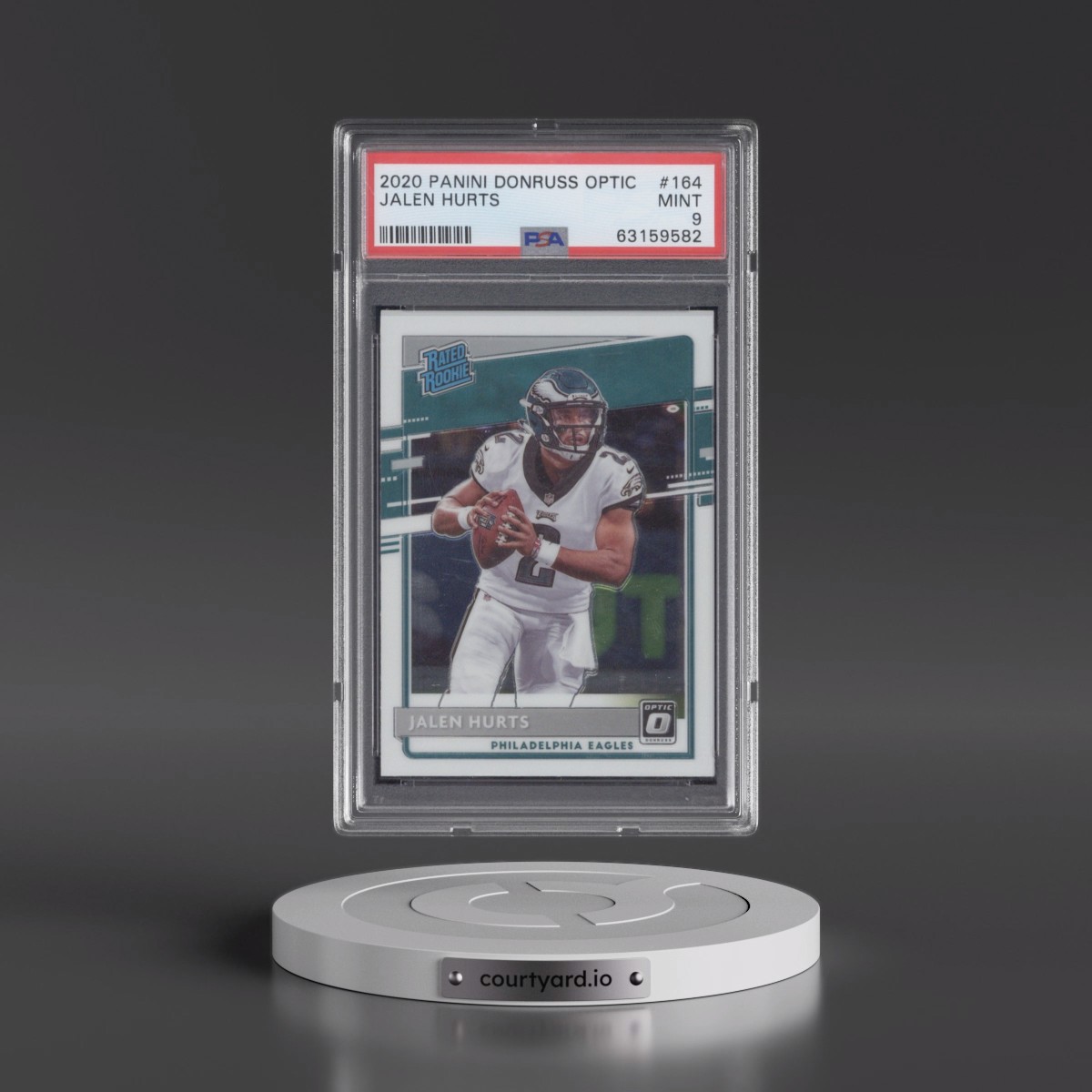 2020 Panini Donruss Optic #164 Jalen Hurts (PSA 9 MINT)